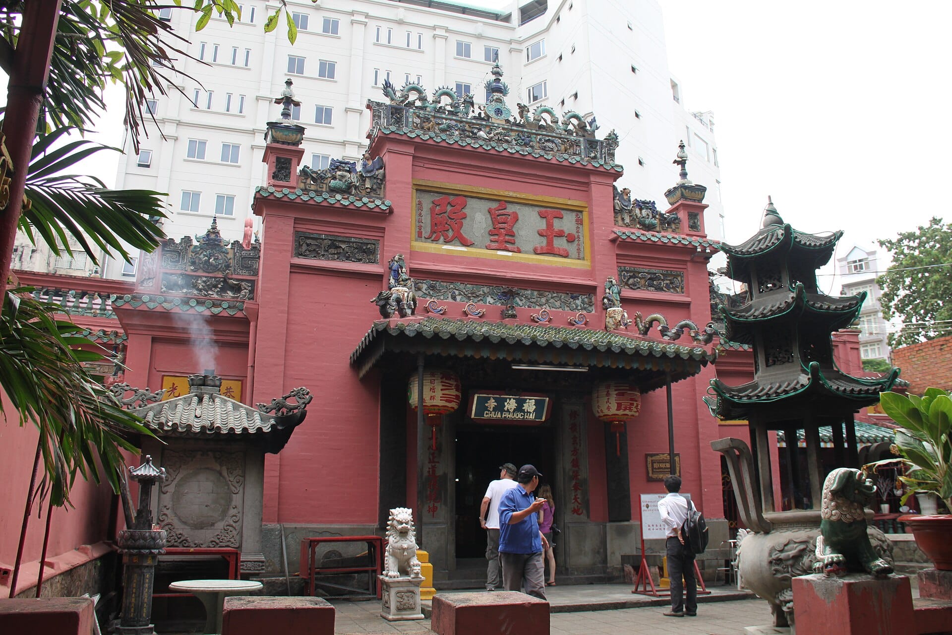 The Jade Emperor Pagoda, a national architectural heritage site in the ward. Photo: Gary Todd, CC0