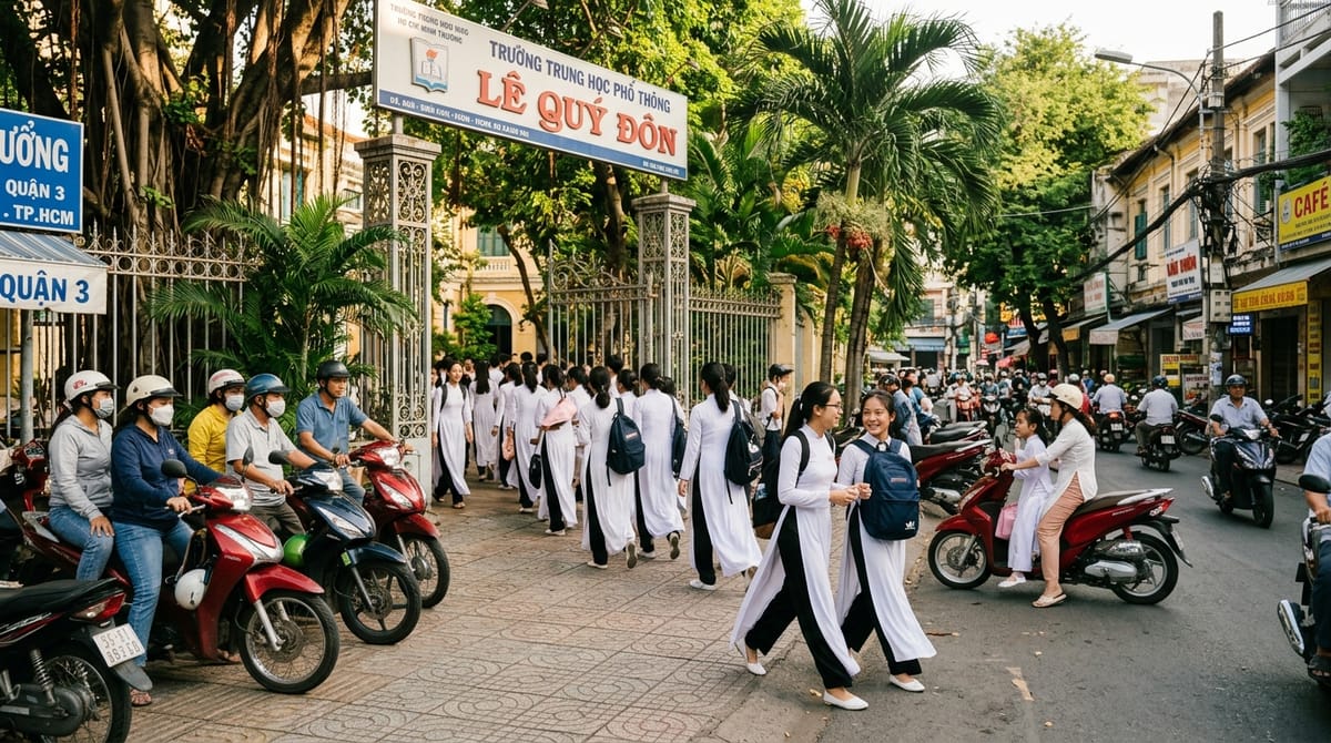 How Vietnamese Students Go to School: The 5-4-3 System, No Winter Break, and One Exam to Rule Them All