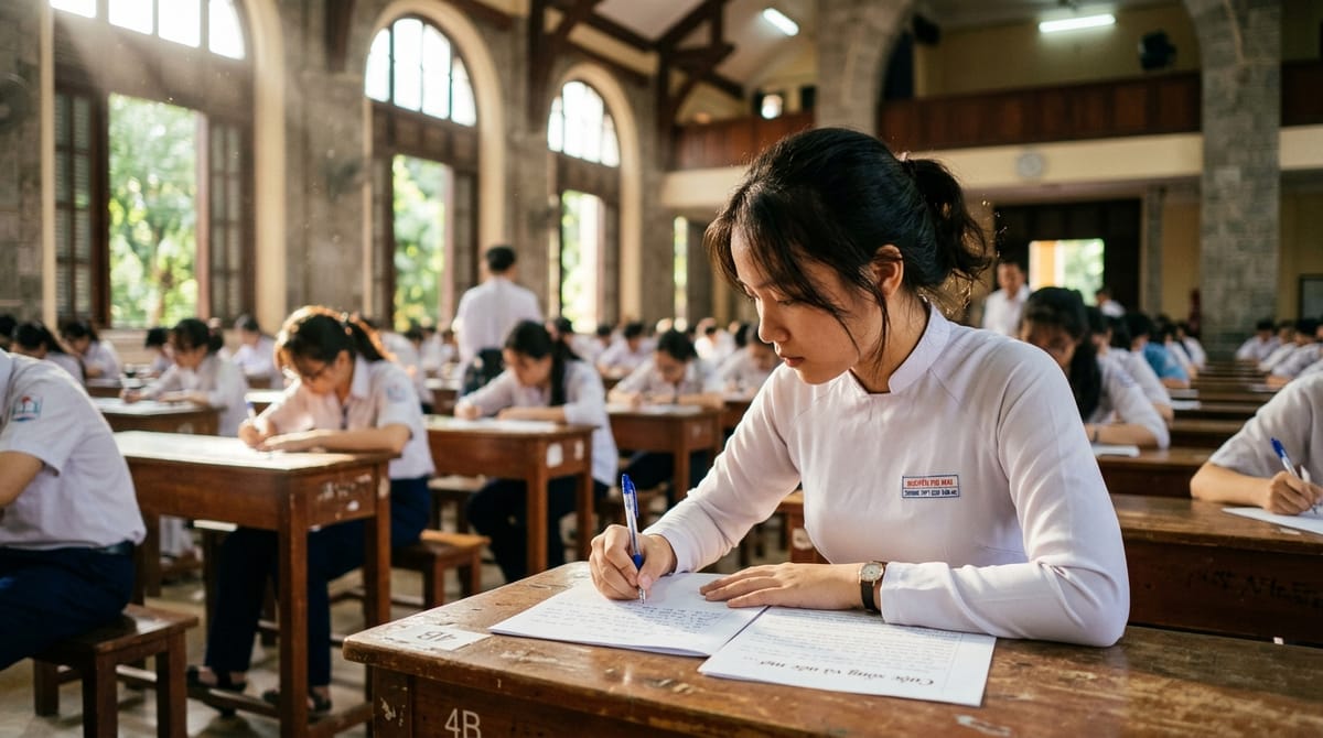 From 'Living to Give' to 'A Vietnamese Steve Jobs': A Decade of Vietnam's Exam Essay Questions