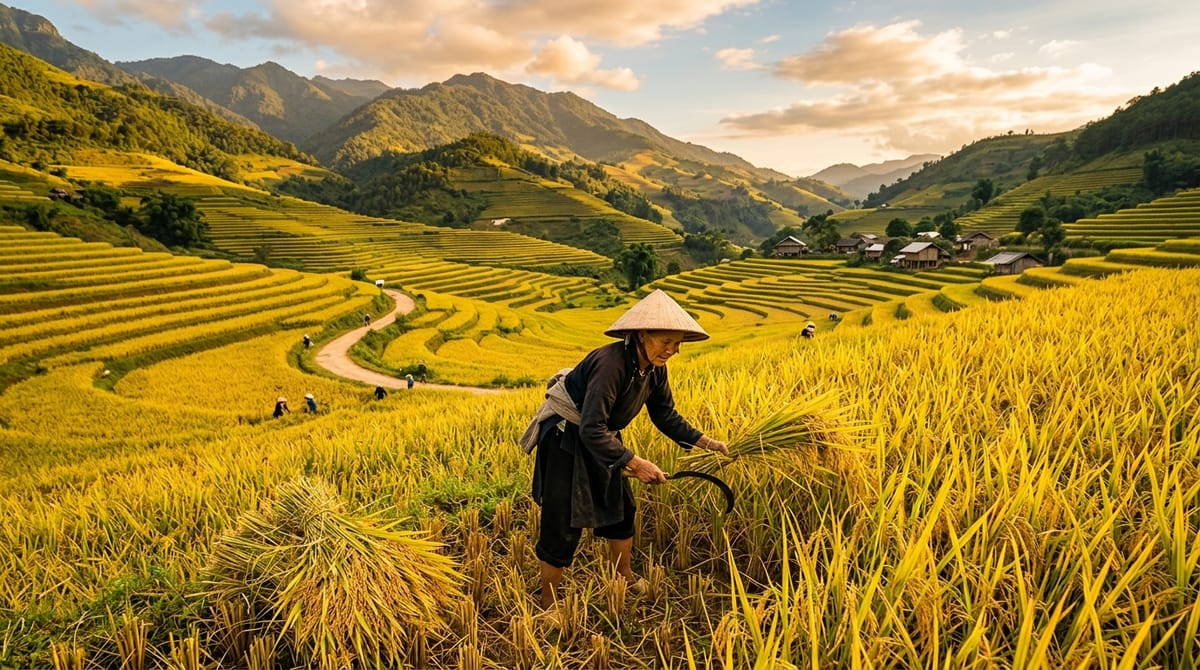 Vietnam's Rice Price Falls to the Lowest in the World