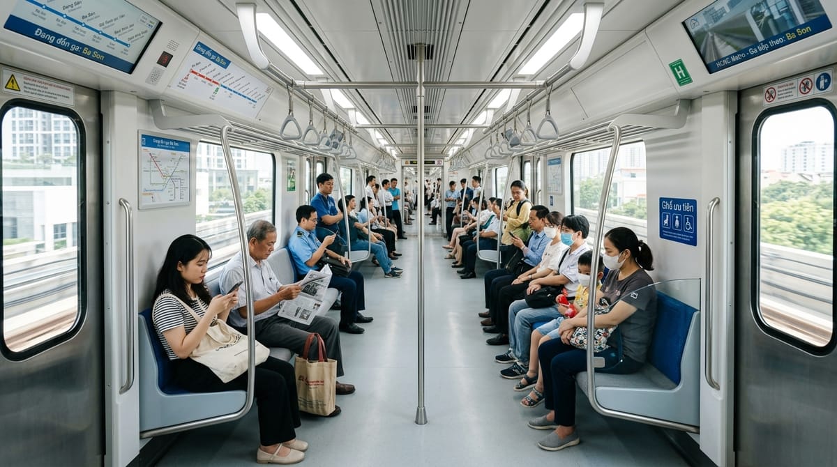 Ho Chi Minh City's First-Ever Metro: The Ride