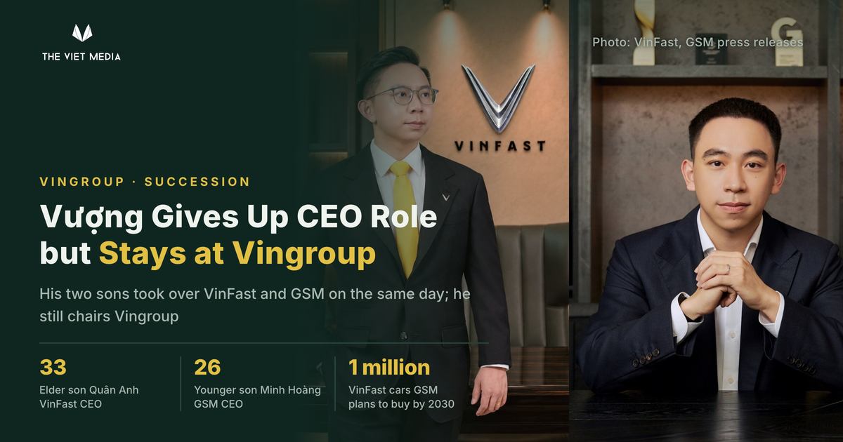 Phạm Nhật Vượng Hands Over the CEO Job, but He Is Not Leaving Vingroup