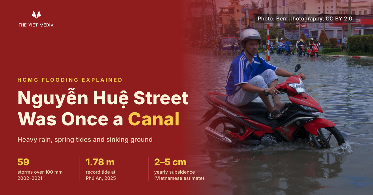 Why Ho Chi Minh City Floods Every Rainy Season, and Why Its Famous Walking Street Was Once a Canal