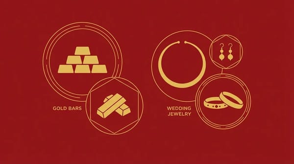 Vietnam gold bars and minimalist wedding jewelry design