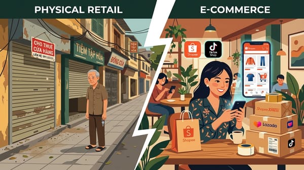 Hanoi's Empty Storefronts: Rents Have Dropped Up to 37% From 2025 Peaks and Still No One Is Renting
