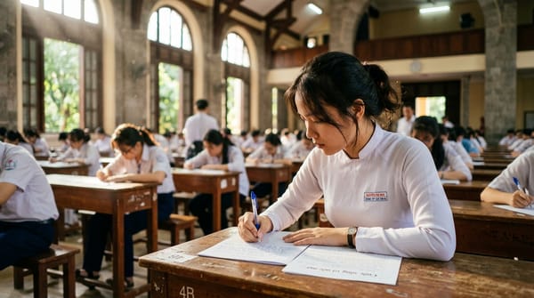 From 'Living to Give' to 'A Vietnamese Steve Jobs': A Decade of Vietnam's Exam Essay Questions