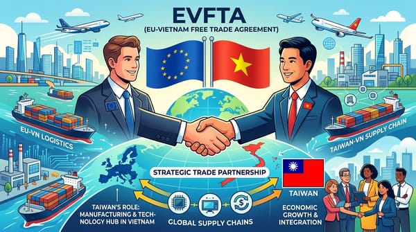 How Taiwan Can Ride Vietnam's EVFTA Advantage Into Europe