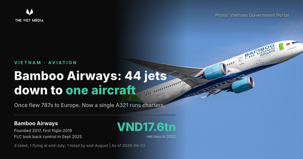 Bamboo Airways Shrank From 44 Aircraft to One. Why Three Years of Restructuring Have Not Fixed It