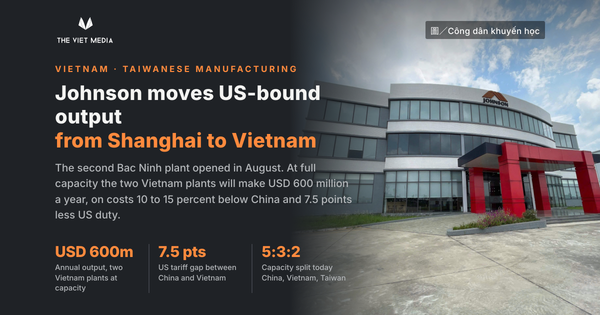 One New Plant in Bac Ninh Makes Vietnam Johnson Health Tech's Biggest Production Base, Overtaking Shanghai