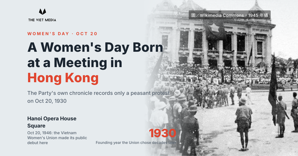 Why Is Vietnamese Women's Day on October 20? It Starts With a Meeting in Hong Kong